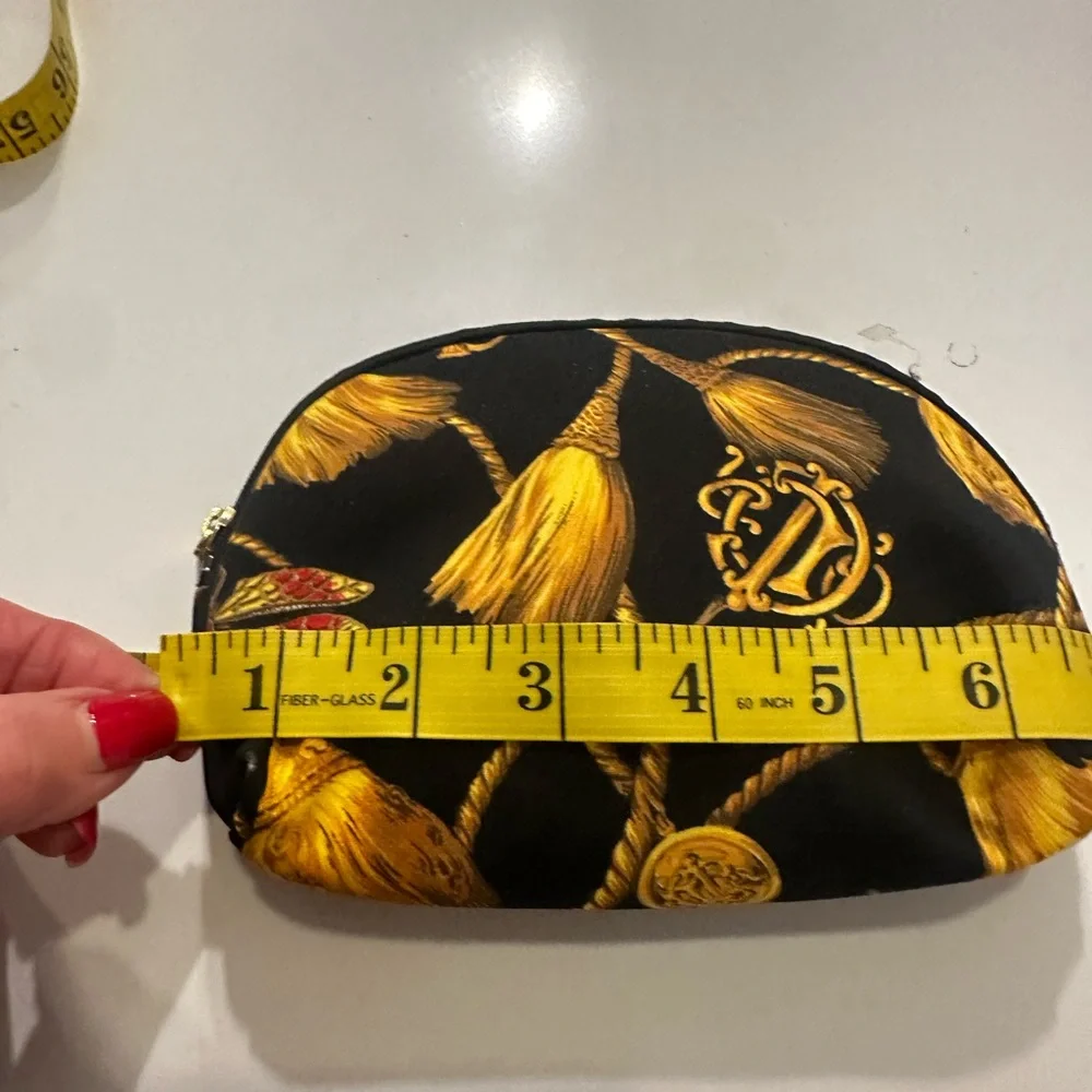 Vintage  Christian Dior authentic cosmetic - jewellery or evening clutch bag. - Picture 5 of 9